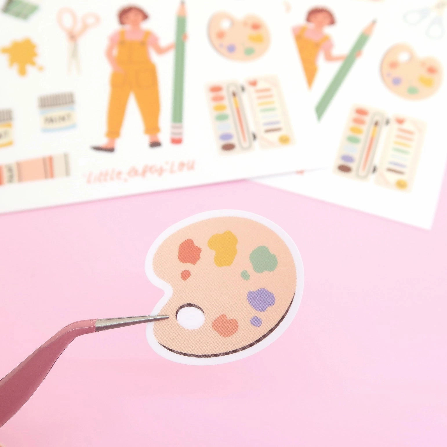 Art Supplies Waterproof Stickers synthetic