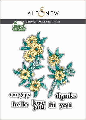 Build-A-Garden: Daisy Crown Add-On Die Set seasonal mini