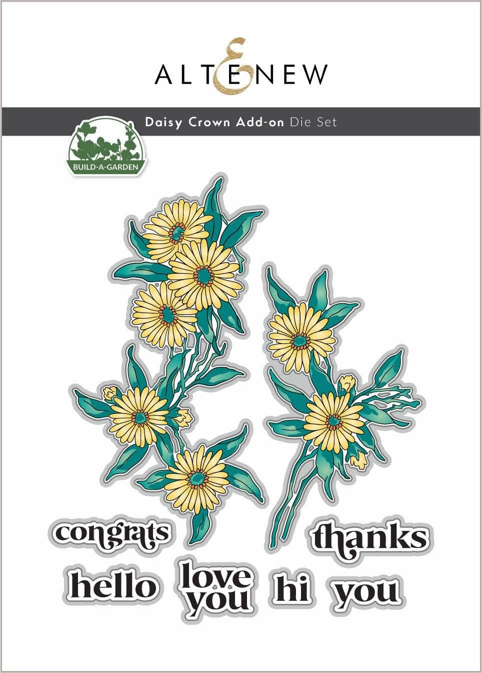 Build-A-Garden: Daisy Crown Add-On Die Set seasonal mini