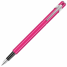 top colorful Caran D'Ache 849 Pink Fountain Pen