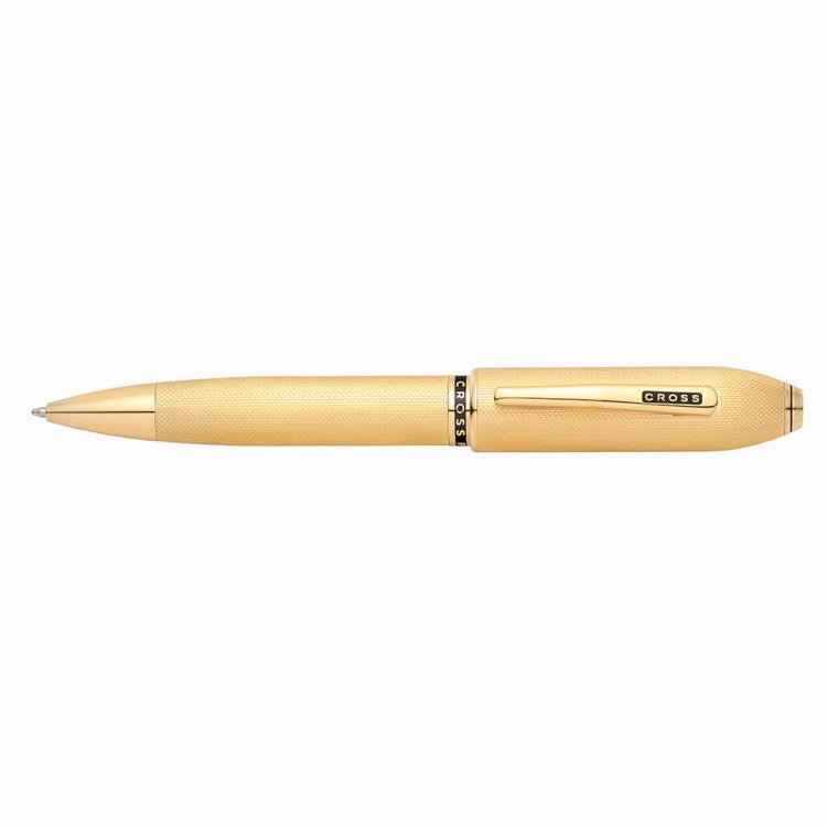 Cross Peerless 125 23K Heavy Gold Plate Ballpoint Pen matte