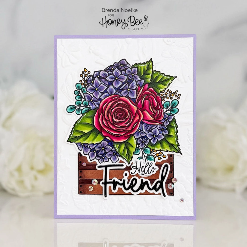 resilient maxi Love You, Friend - 4X6 Stamp Set