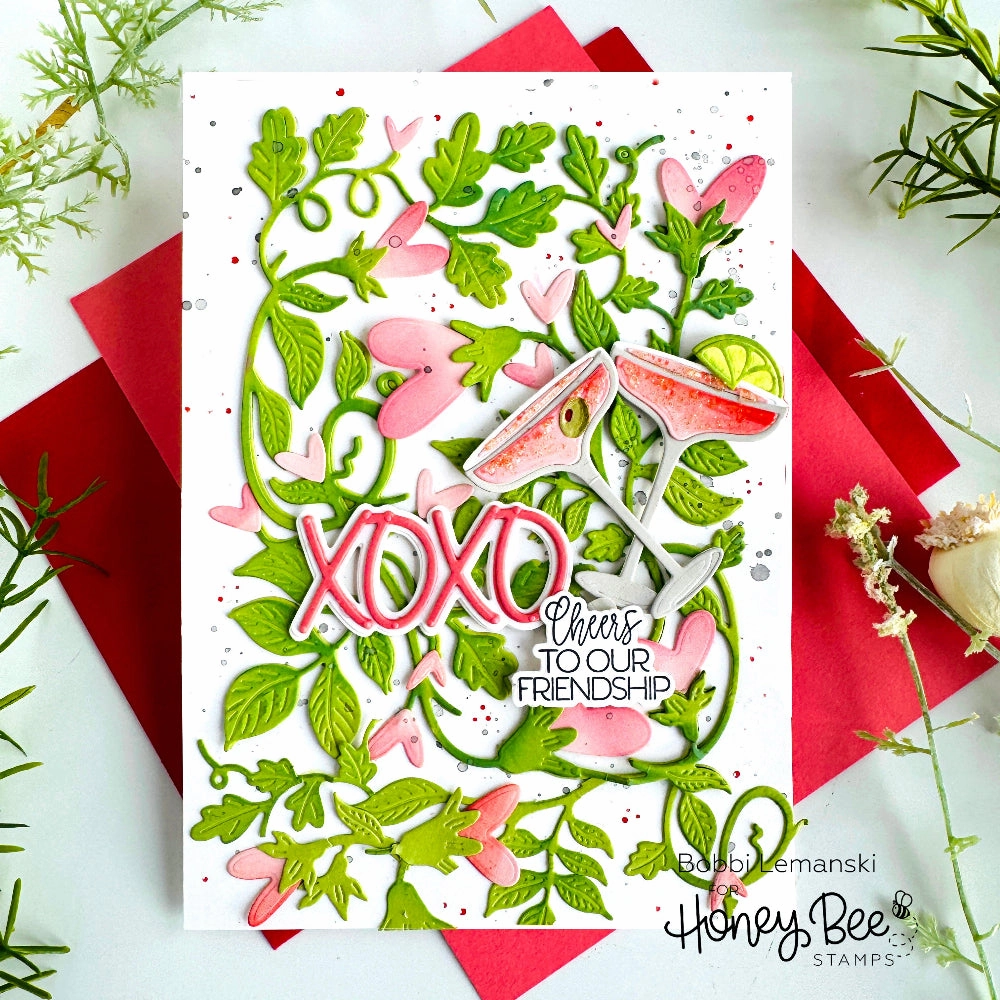 Love You, Friend - 4X6 Stamp Set large springloaded