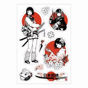 sleek Multi-Sticker Terry'S Factory - Japanese Girl 1