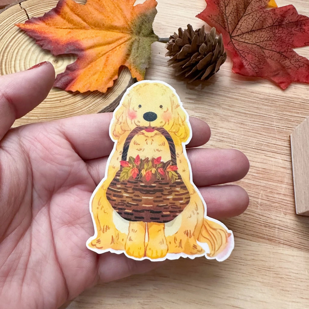 Paperaicashop Autumn Doggo Vinyl Sticker maxi
