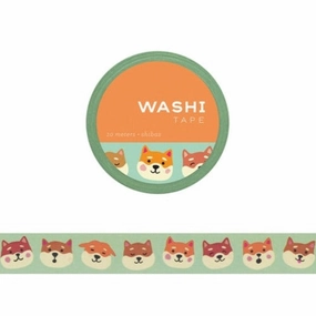 Shibas Washi Tape paper
