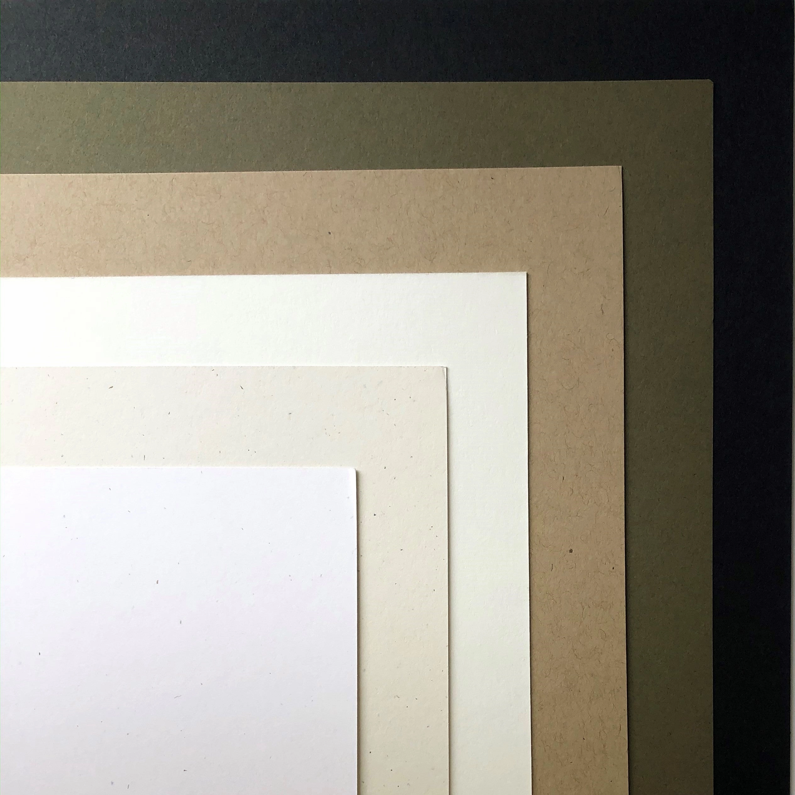 Whip Cream Cardstock (Hemptone, Cover Weight) foldable