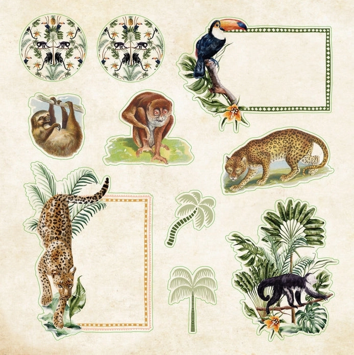 Zoological Ephemera Sticker Book (680  Stickers) retractable
