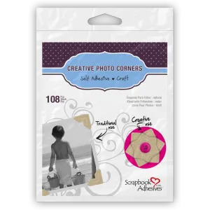collapsible Scrapbook Adhesives  Creative Photo Corners Kraft