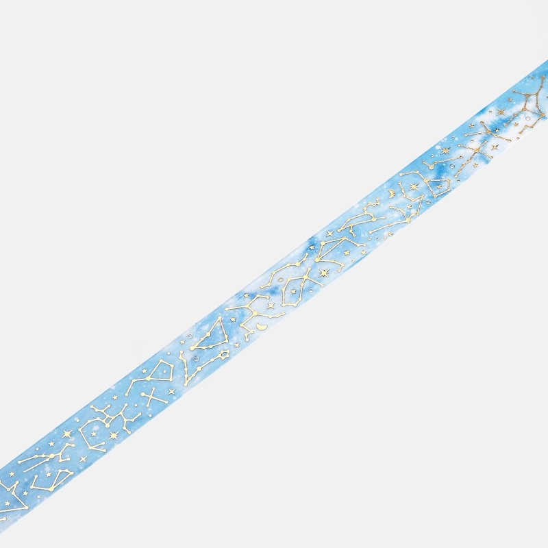 premium bold Aozora Constellation Washi Tape Foil Bgm