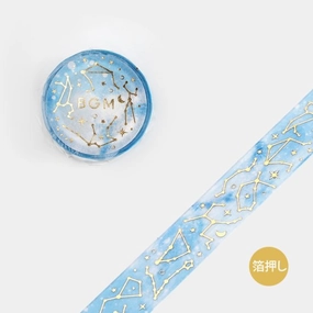 ergonomic superior Aozora Constellation Washi Tape Foil Bgm