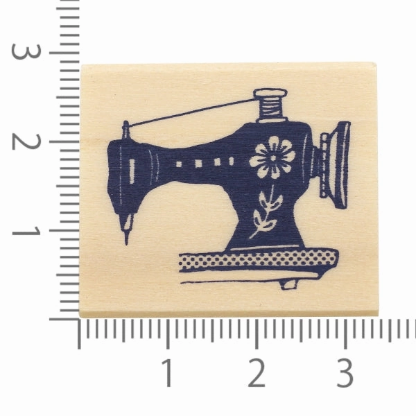 daily Beverly Companion Rubber Stamp - Sewing Machine