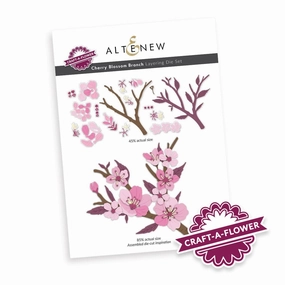 Craft-A-Flower: Cherry Blossom Branch Layering Die Set sturdy waterproof