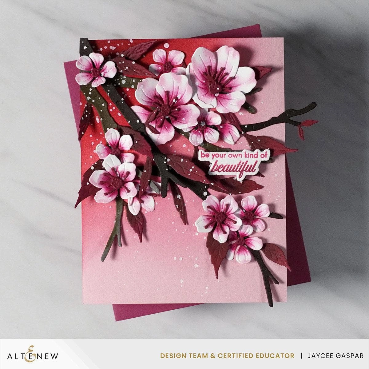 Craft-A-Flower: Cherry Blossom Branch Layering Die Set soft
