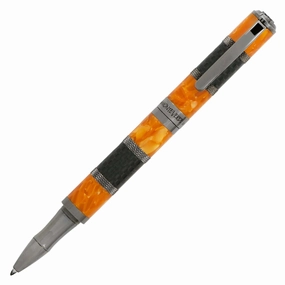 metallic Monteverde Regatta Sport Orange/Carbon Rollerball Pen