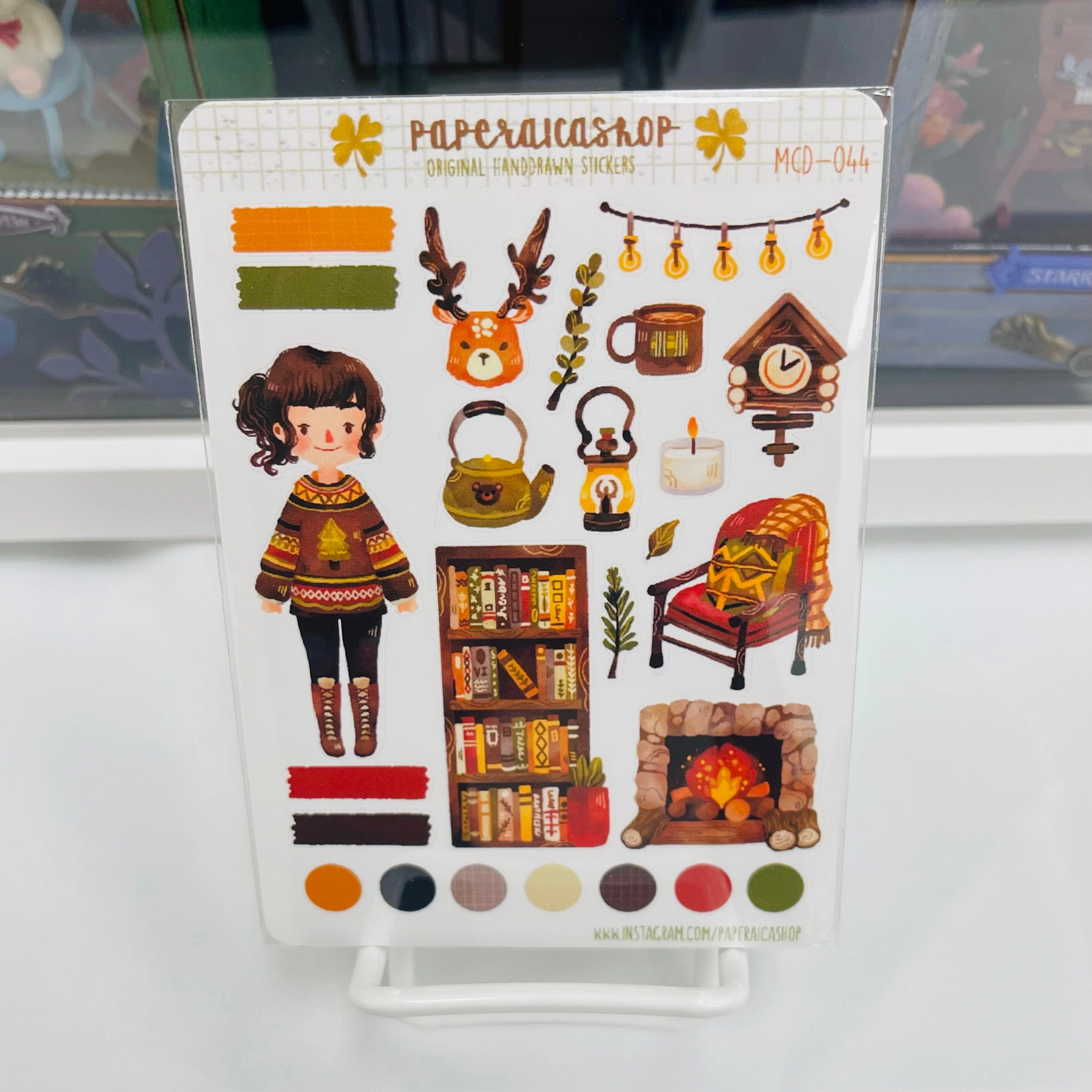 Paperaicashop Cabincore Planner Sticker synthetic