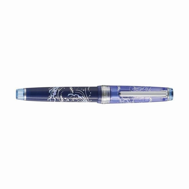 compact Sailor  Plus Professional Gear Slim Jellyfish Fountain Pen & Ink Set (Limited Edition)