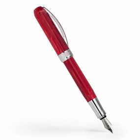 Visconti Rembrandt Red Fountain Pen linen