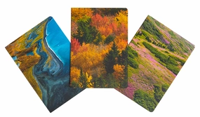 Refuge Sewn Notebook Collection (Set Of 3) retractable
