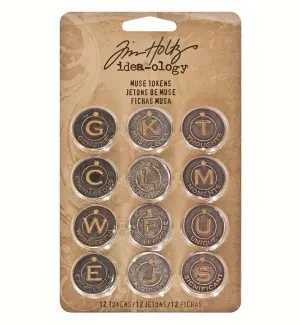 Tim Holtz Idea-Ology Muse Tokens portable