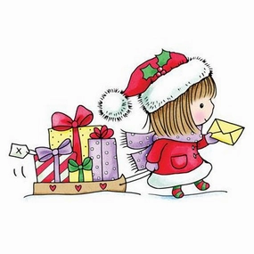 cotton rugged Gift Of Giving Mimi Christmas Rubber Stamp