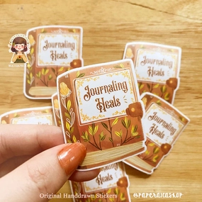 Paperaicashop Journaling Heals Vinyl Sticker vivid
