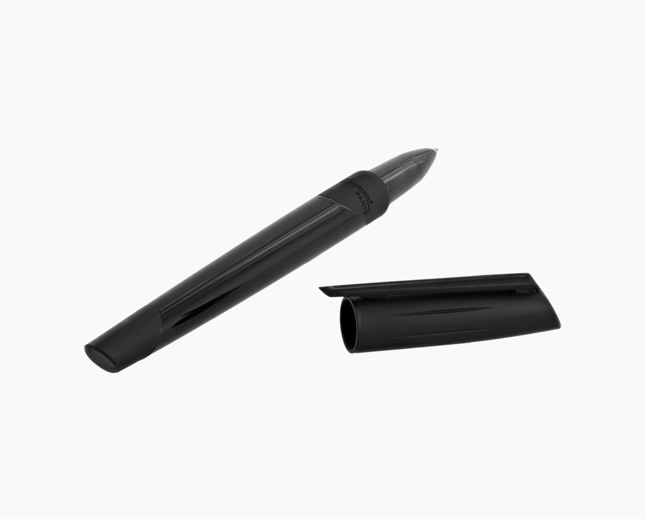 springloaded multipurpose St Dupont Defi Millenium Shiny Black & Matte Black Trim Rollerball Pen