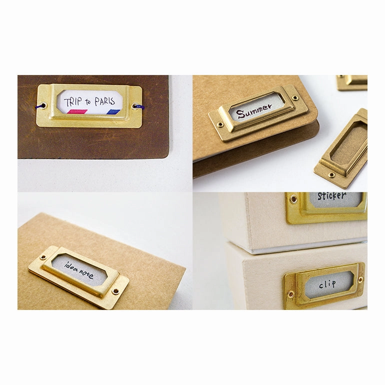 exclusive Traveler'S Company Brass Label Plates