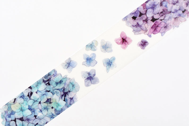 Reminiscence Hydrangea Washi Tape Round Top Insomnia Design strong