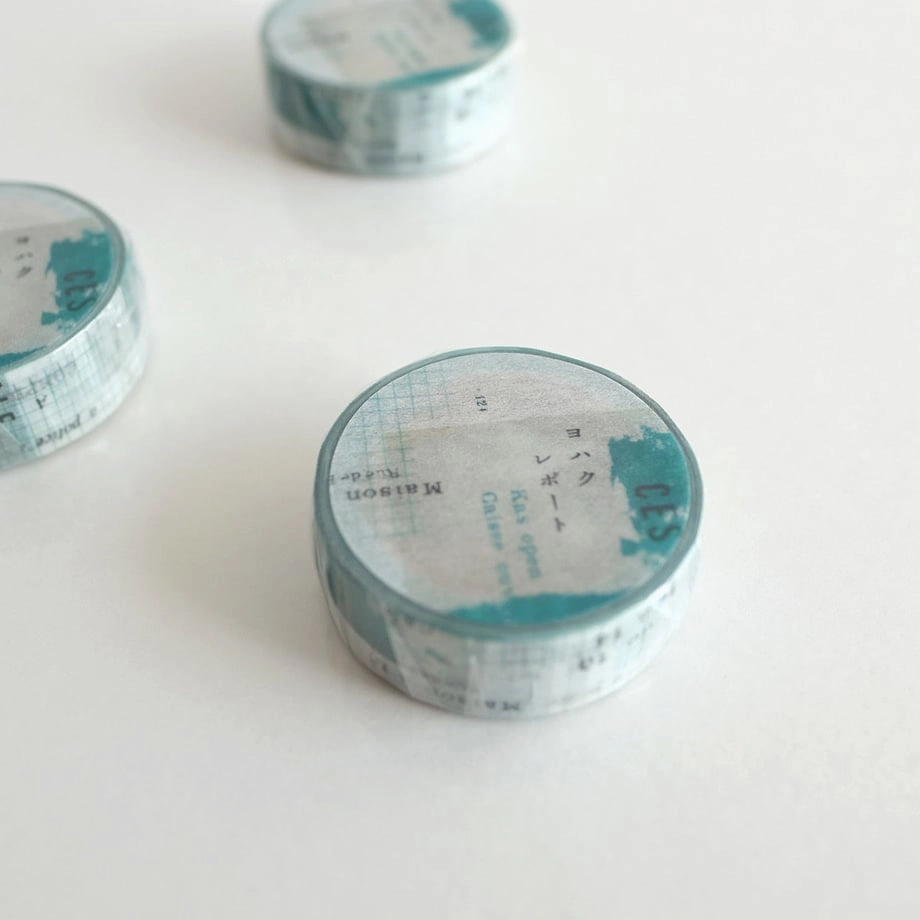 wooden Report Washi Tape