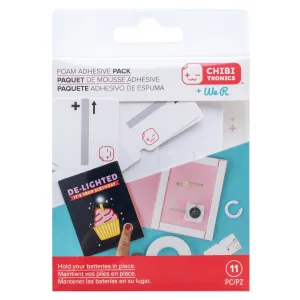 Chibitronics Foam Adhesive Pack For Light-Up Cards - 11Pc basic expandable