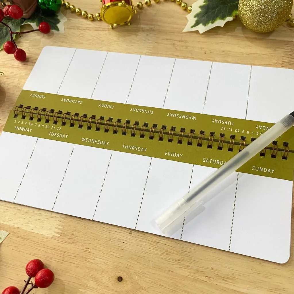 maxi organic Paperaicashop Weekly Schedule Book
