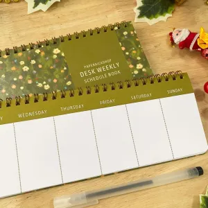 Paperaicashop Weekly Schedule Book portable boxed