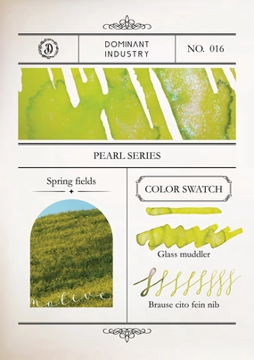elegant plastic Dominant Industry Pearl Ink 25Ml - Spring Fields