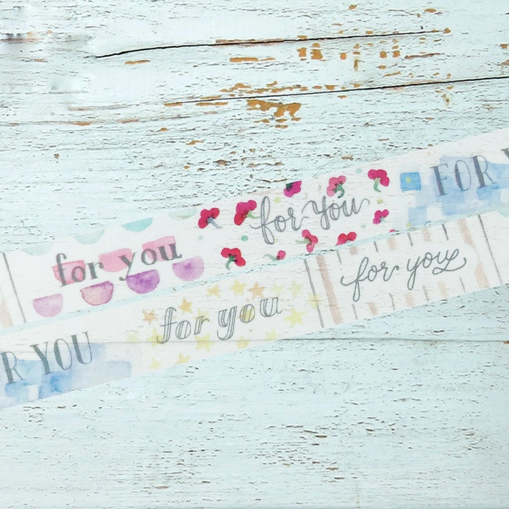 For You Pattern Washi Tape Round Top trusted bestselling