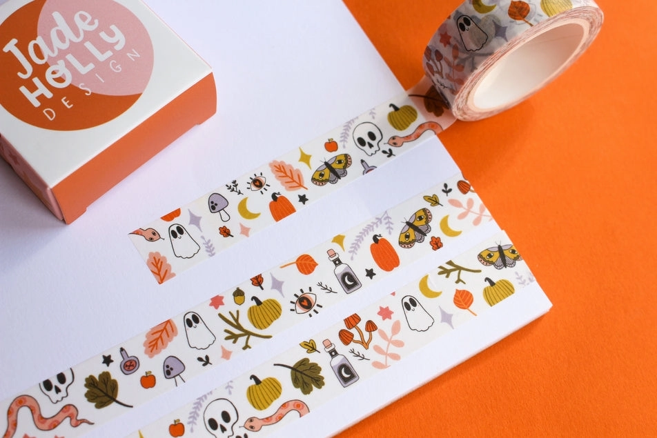 Halloween Cute Pattern Washi Tape wrapped