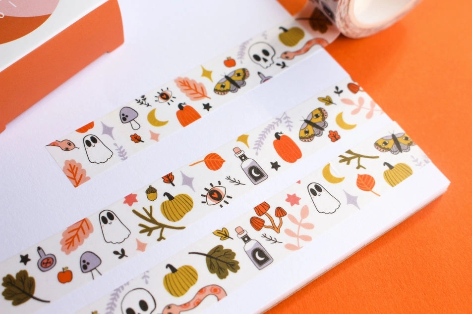 Halloween Cute Pattern Washi Tape bold
