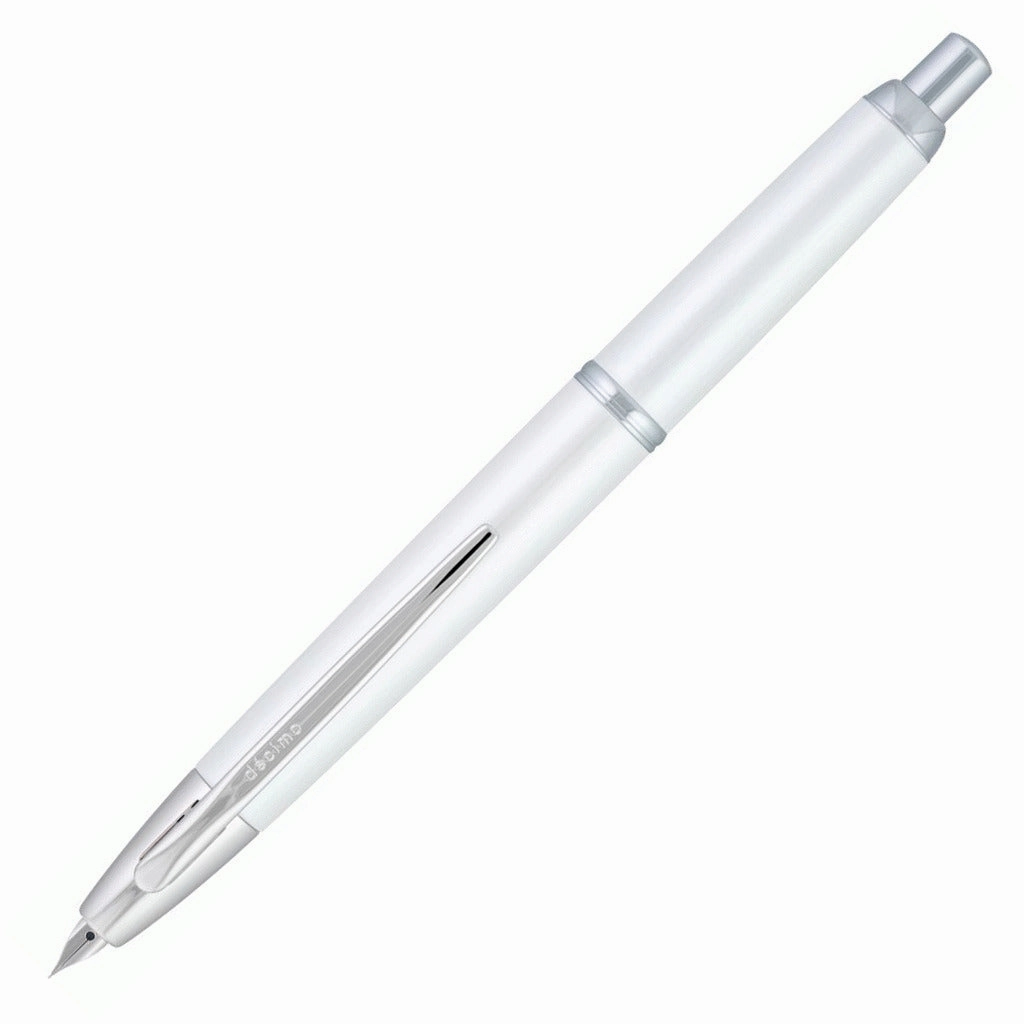 Pilot Vanishing Point Decimo White Fountain Pen trusted neutral
