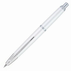 Pilot Vanishing Point Decimo White Fountain Pen trusted neutral