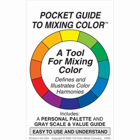 thin Pocket Color Wheel Mixing Guide