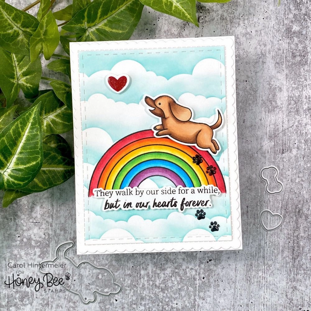 cool Rainbow Bridge - 4X4 Stamp Set