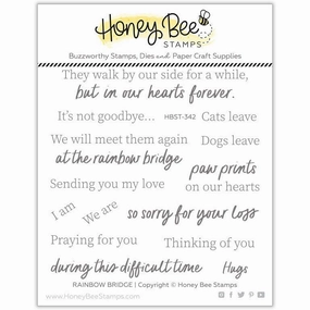 Rainbow Bridge - 4X4 Stamp Set sturdy warm