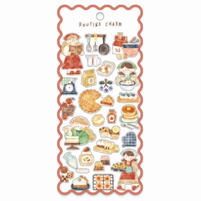 eco Routine Charm Cooking Sticker Mind Wave