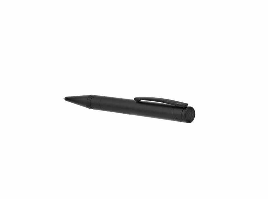 essential sleek St Dupont D-Initial Matte Black Ballpoint Pen