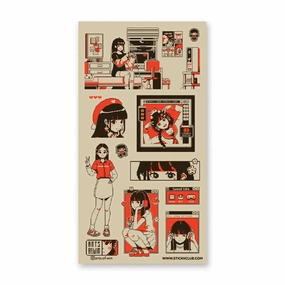 Stickii Pixel Life Sticker Sheet exclusive