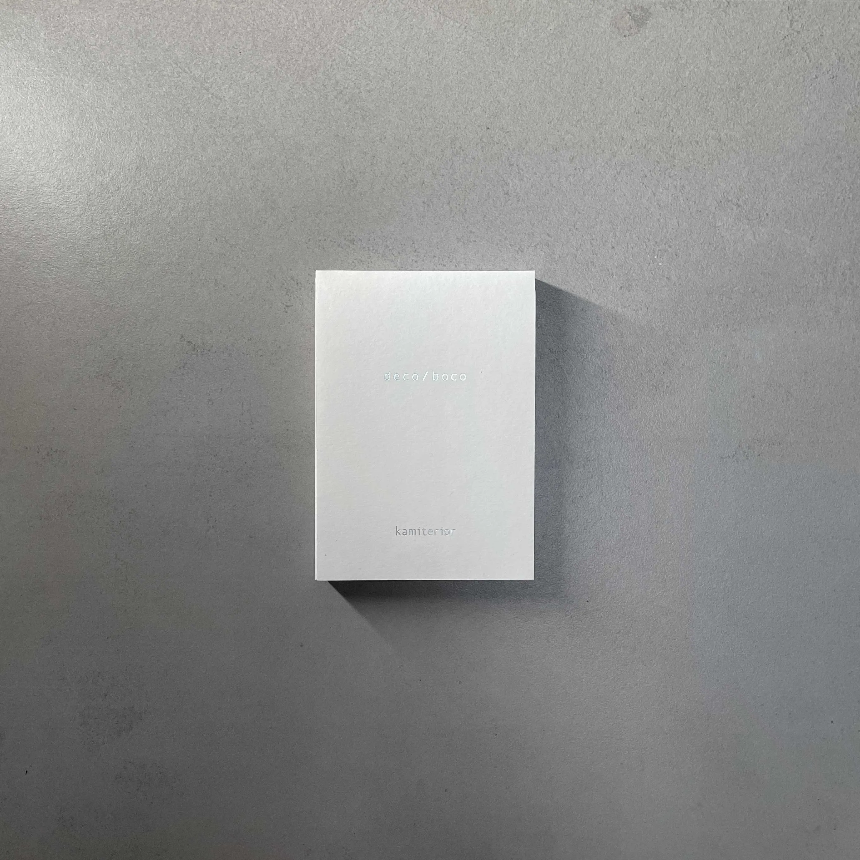Kamiterior Memoterior Notepad metallic musthave