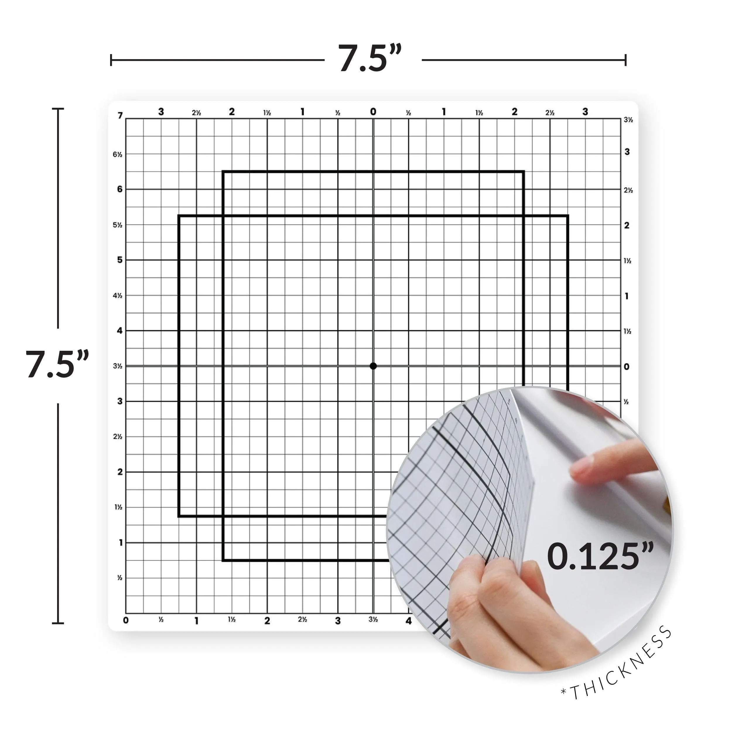 Stampwheel - Slimgrip Sticky Mat (White) narrow