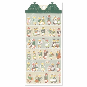 flat steel Animal Butler Sticker Sheet - Fox