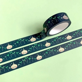 Garlic Sprout Washi Tape bold