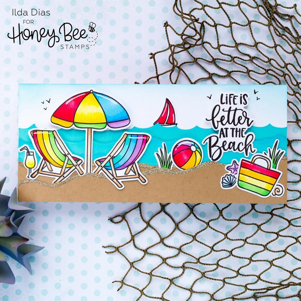 Hello Summer - 6X6 Stamp Set robust